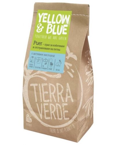 Прах за избелване и отстраняване на петна Tierra Verde - Puer, 1 kg - 1