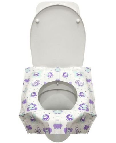 Протектори за адаптор за тоалетна чиния Sevi Baby, 10 броя - 2