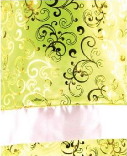 Приказна рокля Adorbs - Зелено жълта - 3