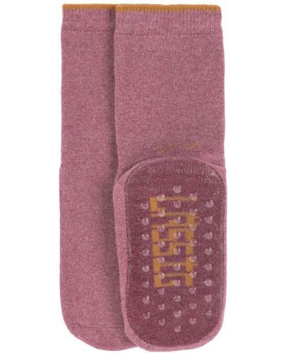 Противоплъзгащи чорапи Lassig - 15-18 размер, розови, 2 чифта - 2