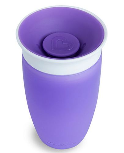 Преходна чаша Munchkin - Miracle 360° Sippy Cup, 285 ml, лилава - 4