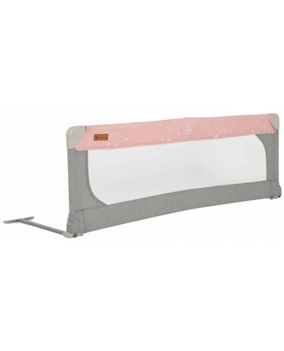 Преграда за легло Cangaroo - Лен, 130 cm, розова - 1