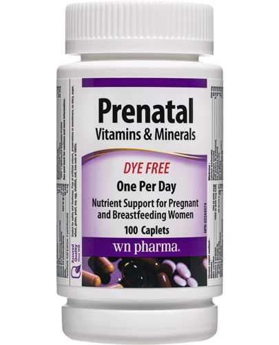 Prenatal Vitamins & Minerals, 100 каплети, Webber Naturals - 1