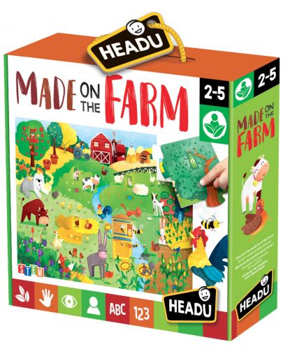 Забавна игра Headu - Произведено във фермата - 1
