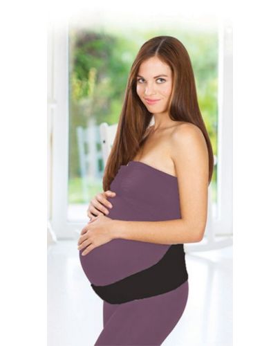 Придържащ колан за бременни BabyJem - Black, размер XL - 1