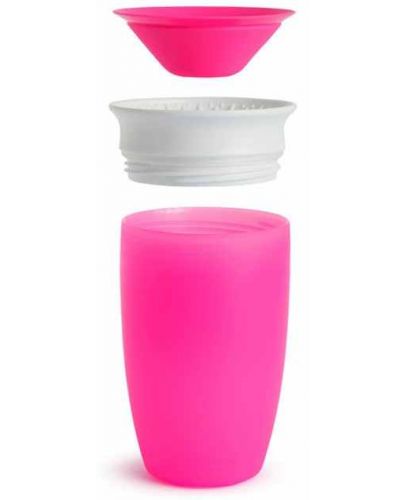 Преходна чаша Munchkin - Miracle 360°, 296 ml, Pink - 2
