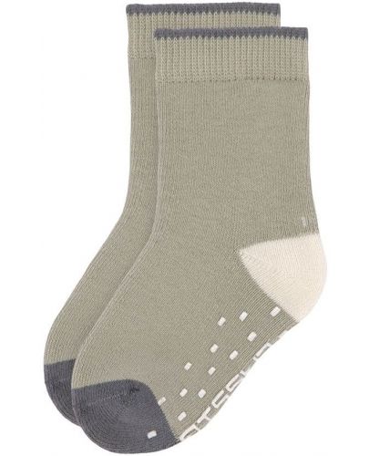 Противоплъзгащи чорапи Lassig - 19-22 размер, маслина, 2 чифта - 3