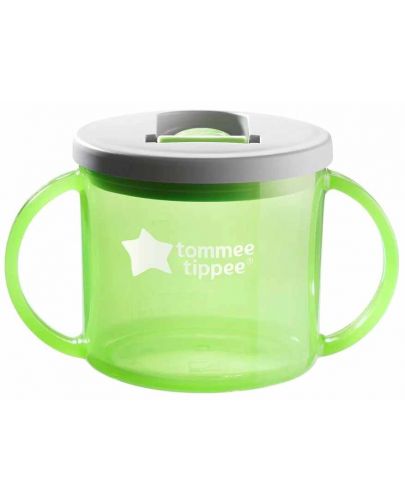 Преходна чаша Tommee Tippee - First cup, 4 м+, 190 ml, зелена - 2