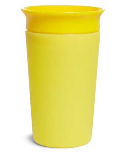 Преходна чаша Munchkin - Miracle 360° Colour Change, 255 ml, жълта - 2