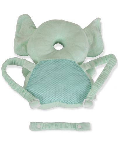 Предпазна възглавница за бебета Moni - Elephant, зелена - 2