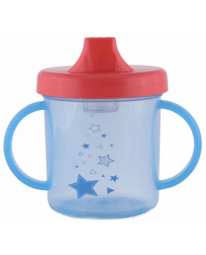 Преходна чаша с дръжки Lorelli Baby Care - 210 ml, Синя  - 1