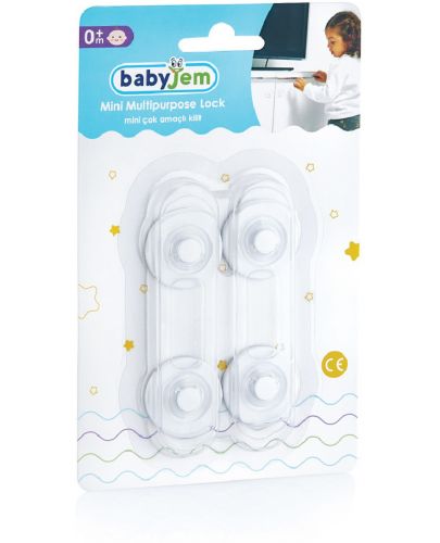 Предпазител за витрини BabyJem - Прозрачни, 2 броя - 8