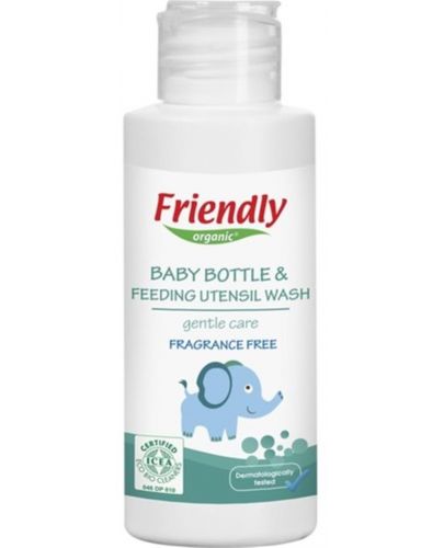 Препарат Friendly Organic - За бебешки шишета и съдове, 100 ml - 1