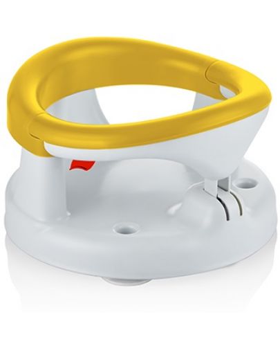 Противоплъзгаща седалка за баня и хранене BabyJem - Жълта - 6