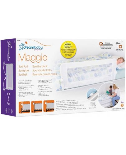 Преграда за легло Dreambaby - Maggie, бяла - 5