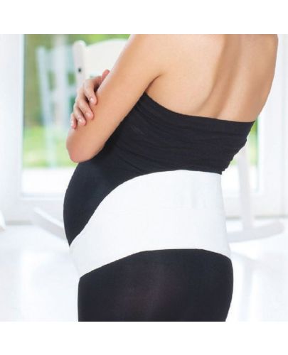 Придържащ колан за бременни BabyJem - White, размер M - 2