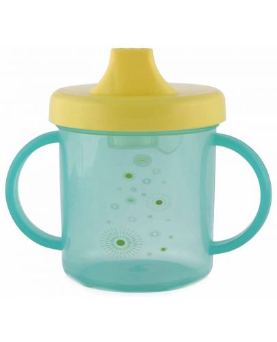 Преходна чаша с дръжки Lorelli Baby Care - 210 ml, Зелена - 1