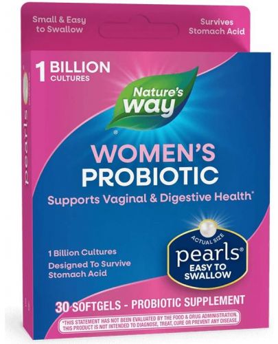 Women's Probiotic Pearls, 30 меки капсули, Nature's Way - 1