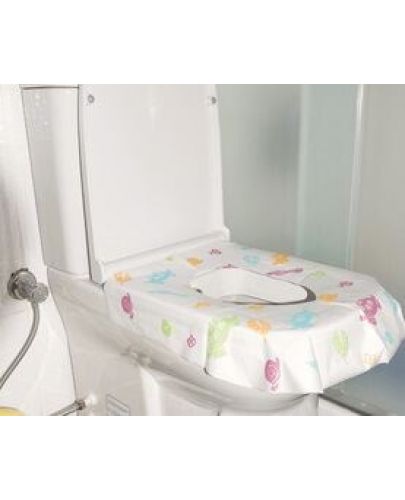 Протектори за адаптор за тоалетна чиния Sevi Baby, 10 броя - 1