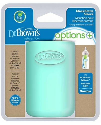 Протектор за стъклено шише Dr.Brown's - Options+ Narrow, 120 ml, Мента - 4