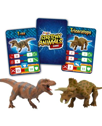 Разтегливи животни Craze - Динозаври, фигурка изненада, асортимент - 4