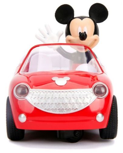 Радиоуправляема кола Jada Toys Disney - Мики Маус, с фигурка - 3
