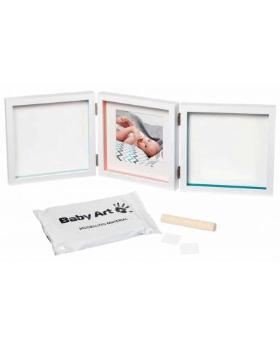 Рамка с 2 отпечатъка и снимка Baby Art - My Baby Style Essentials - 3