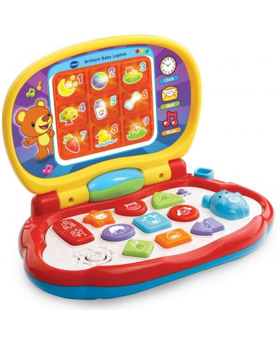 Детска играчка Vtech - Разноцветен лаптоп - 1