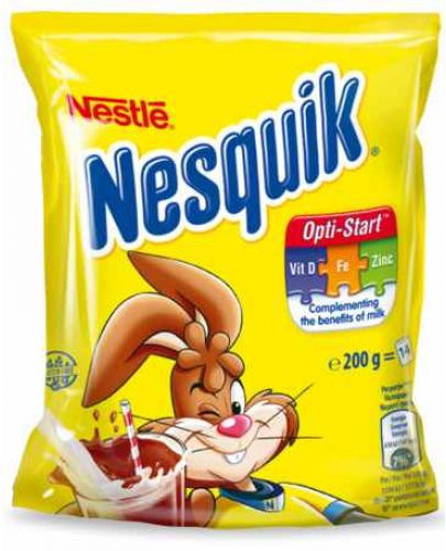 Разтворима какаова напитка Nestle - Nesquik, 200 g - 1