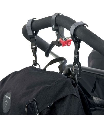Раница за бебешка количка Lassig - Outdoor, черна - 10