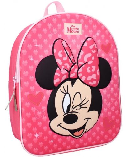 Раница за детска градина Vadobag Minnie Mouse - Never Stop Laughing, 3D  - 2