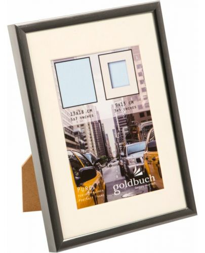 Рамка за снимки Goldbuch - Сива, 13 x 18 cm - 2