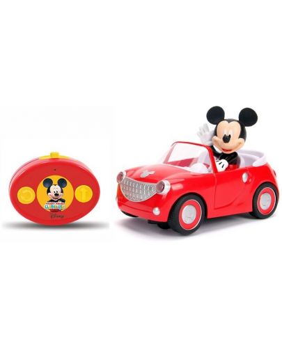 Радиоуправляема кола Jada Toys Disney - Мики Маус, с фигурка - 1