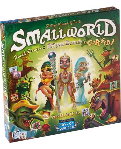 Разширения за настолна игра Small World Race Collection: Cursed, Grand Dames & Royal Bonus - 1