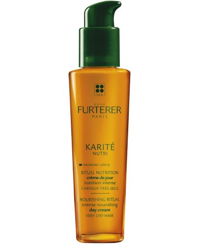 René Furterer Karité Интензивно подхранващ дневен крем за коса Nutri, 100 ml - 1