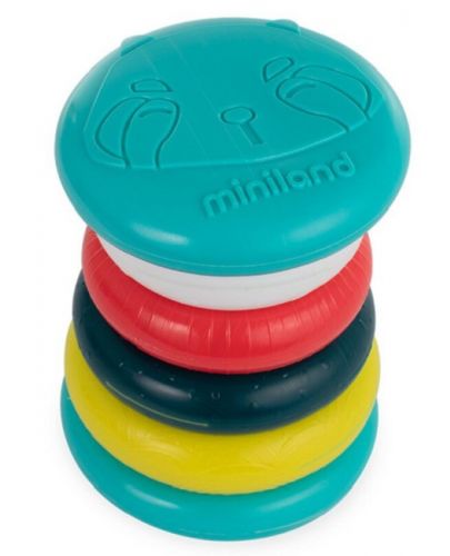 Рингове за нанизване Miniland - Eсо - 1
