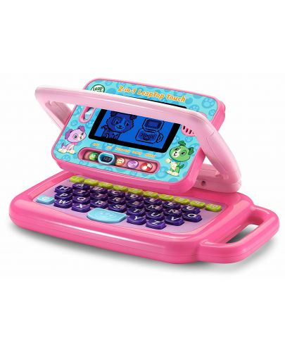 Образователна играчка Vtech - Лаптоп 2 в 1, розов - 3