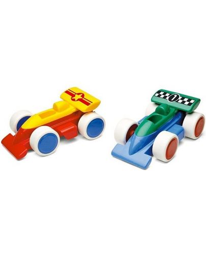 Състезателни колички Viking Toys, 4 броя, 15 cm - 1