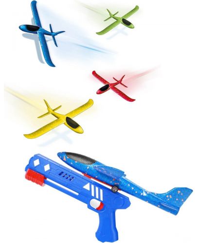 Самолет с изстелвачка Toi Toys - Асортимент - 1