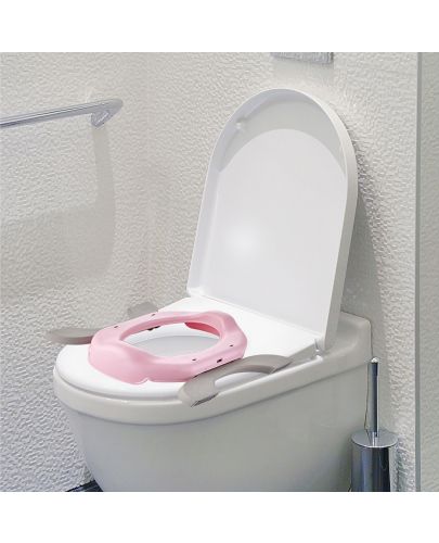 Седалка за тоалетна чиния BabyJem - Розова - 3