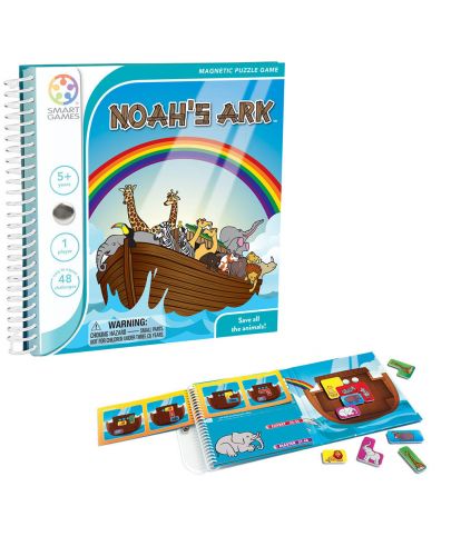Магнитна игра Smart Games - Noah's Ark, издание за път - 3