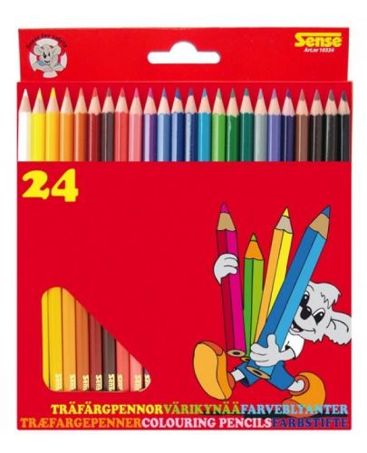 Цветни моливи Sense – 24 броя - 1