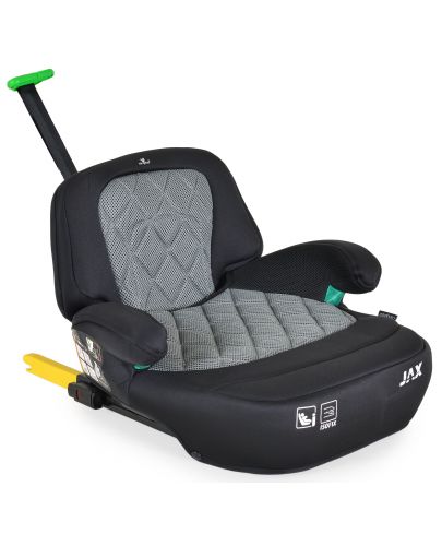 Седалка за кола Cangaroo -  Jax, i-Size, с IsoFix 125-150 cm, сива - 2