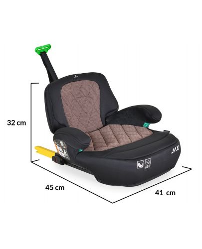 Седалка за кола Cangaroo -  Jax, i-Size, с IsoFix 125-150 cm, розова - 7