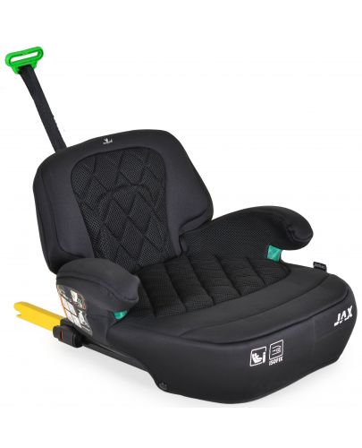 Седалка за кола Cangaroo - Jax, i-Size, с IsoFix, 125-150 cm, черна - 2