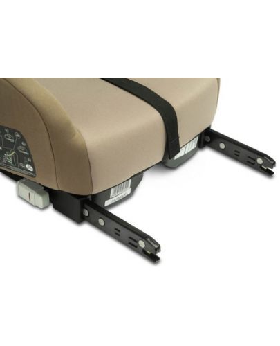 Седалка за кола Caretero - Puma, I-Size, IsoFix, 125-150 cm, Beige - 6