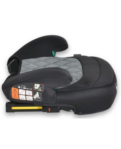 Седалка за кола Cangaroo -  Jax, i-Size, с IsoFix 125-150 cm, сива - 5