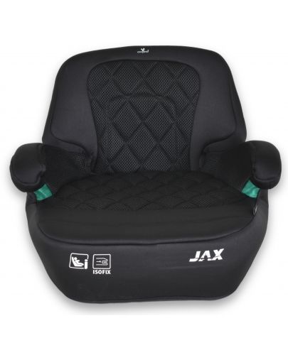 Седалка за кола Cangaroo - Jax, i-Size, с IsoFix, 125-150 cm, черна - 3