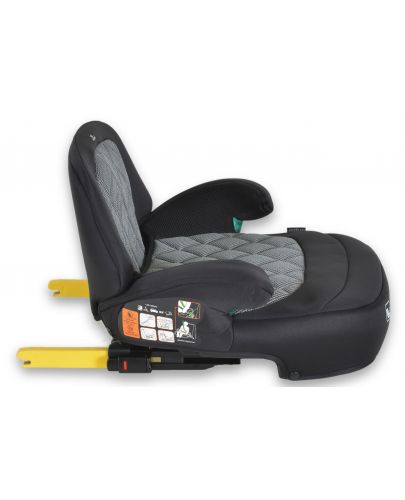 Седалка за кола Cangaroo -  Jax, i-Size, с IsoFix 125-150 cm, сива - 4