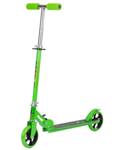 Сгъваем детски скутер Chipolino - Шарки, зелен - 1